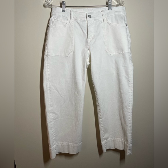 Tommy Bahama White Cropped Jean Size 10 - Picture 1 of 8